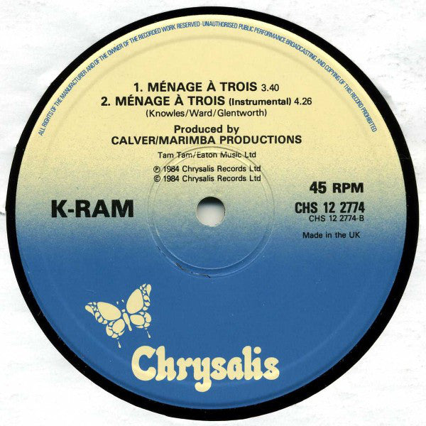 K-Ram : Ménage À Trois (12")