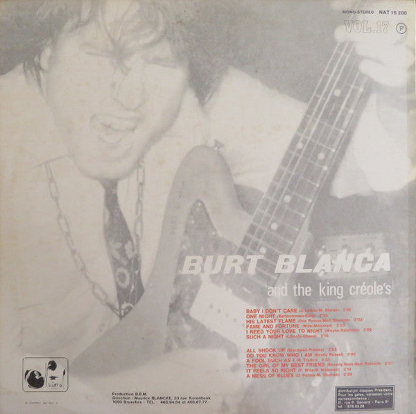 Burt Blanca And The King Creole's : Tribute To Elvis Presley - Vol. 17 (LP, Comp, Mono)