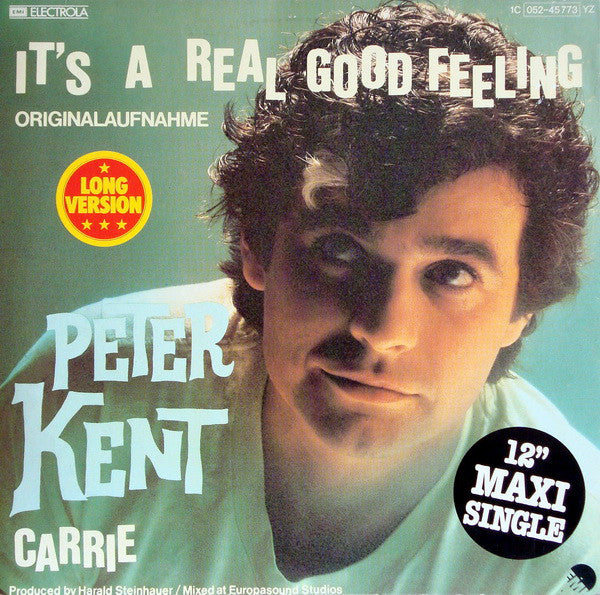 Peter Kent : It's A Real Good Feeling (12", Maxi)
