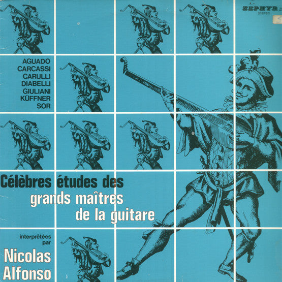 Nicolas Alfonso : Célèbres Etudes Des Grands Maîtres De La Guitare (LP)