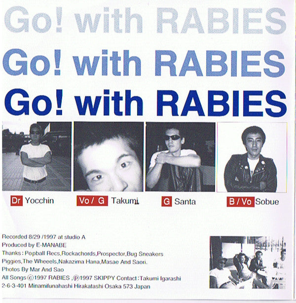 Rabies (10) : Lady Luck (7", EP)