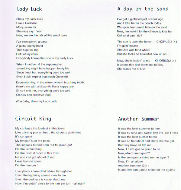 Rabies (10) : Lady Luck (7", EP)