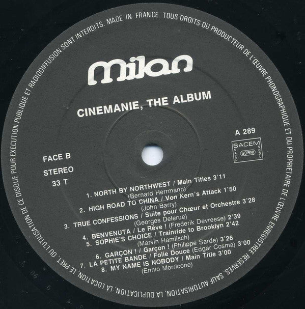 Various : Cinemanie, The Album (LP, Album, Comp)