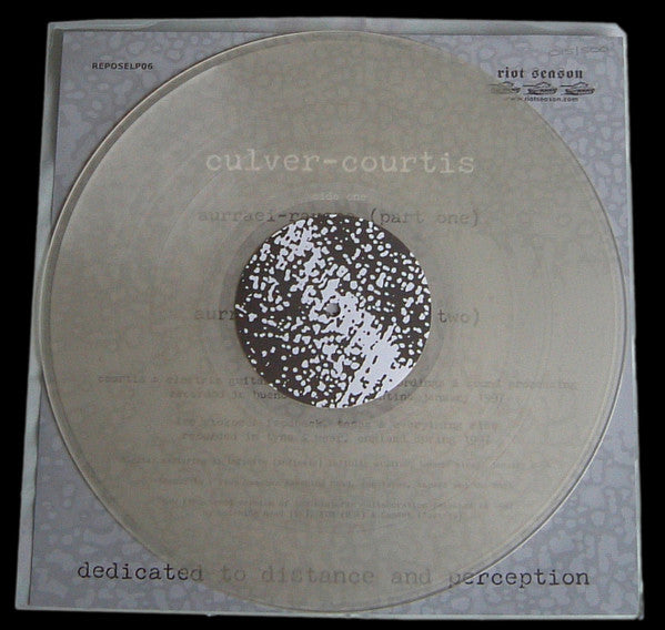 Culver-Courtis : Culver-Courtis (LP, Ltd, Num, RE, RM, Sem)