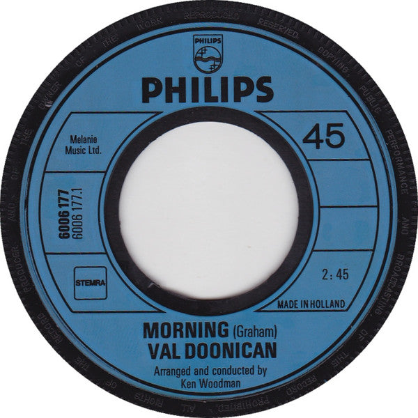 Val Doonican : Morning  /  Go My Way (7", Single)