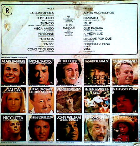 Luis Tuebols Et Son Orchestre Typique Argentin : Les 16 Plus Célèbres Tangos Argentins (LP, Album)