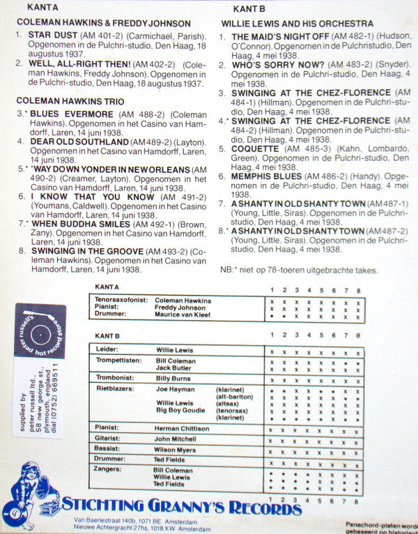 Various : Made In Holland, 1937-'38 (LP, Comp, Mono)