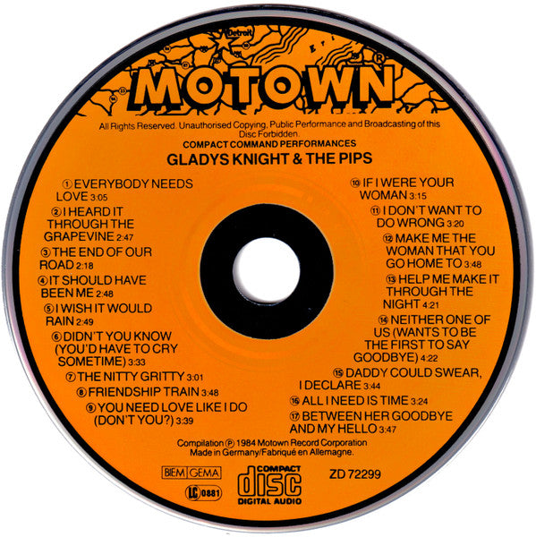 Gladys Knight And The Pips : 17 Greatest Hits (CD, Comp)