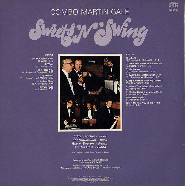 Combo Martin Gale : Sweets 'N' Swing (LP)