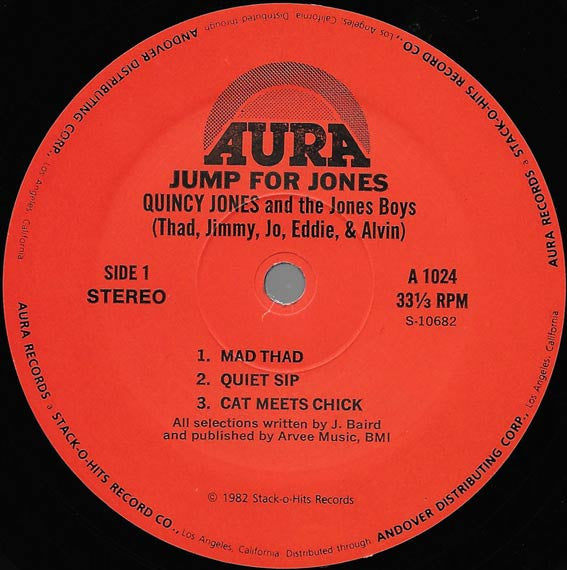 Quincy Jones And The Jones Boys : Jump For Jones (LP)