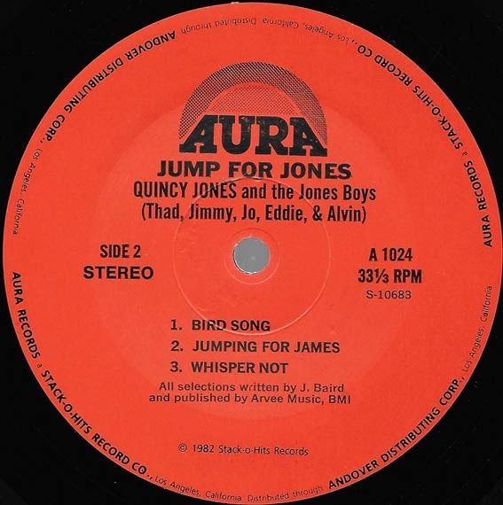 Quincy Jones And The Jones Boys : Jump For Jones (LP)
