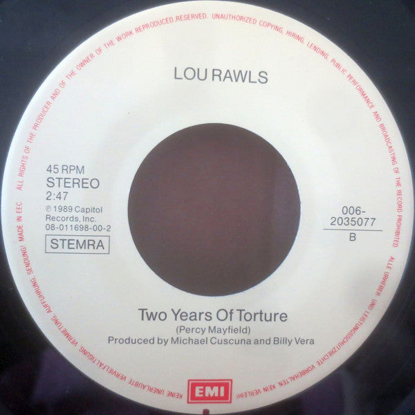 Lou Rawls & Dianne Reeves : Fine Brown Frame (7", Single)