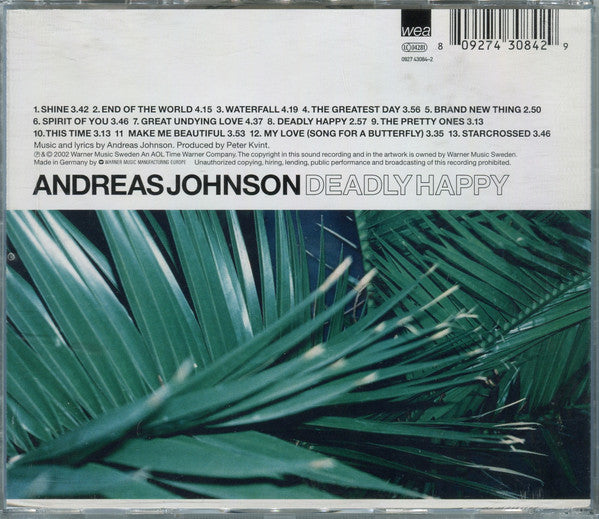 Andreas Johnson : Deadly Happy (CD, Album)