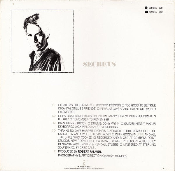 Robert Palmer : Secrets (LP, Album)