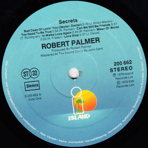 Robert Palmer : Secrets (LP, Album)