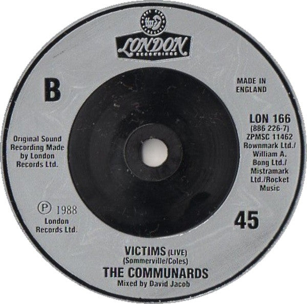 The Communards : For A Friend (7", Single)