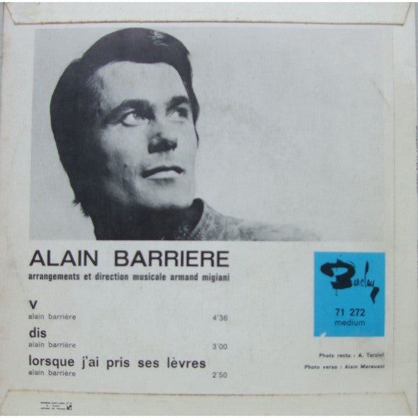 Alain Barrière : V (7", EP)