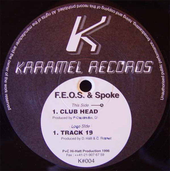 Pascal F.E.O.S. & DJ Spoke : Local Poets (12")
