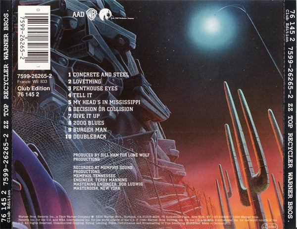 ZZ Top : Recycler (CD, Album, Club)