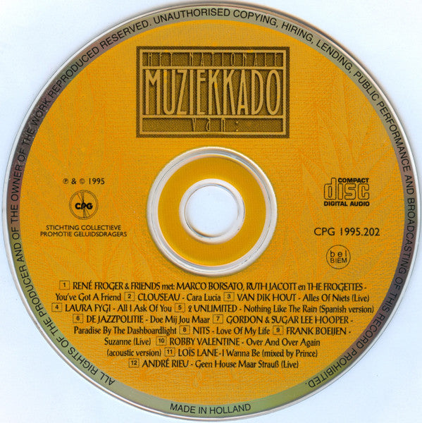 Various : Het Nationale Muziekkado 1995 (CDi, Album)