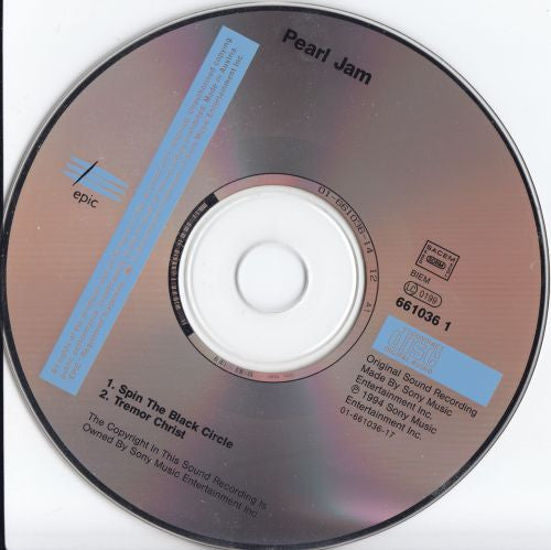 Pearl Jam : Spin The Black Circle (CD, Single)