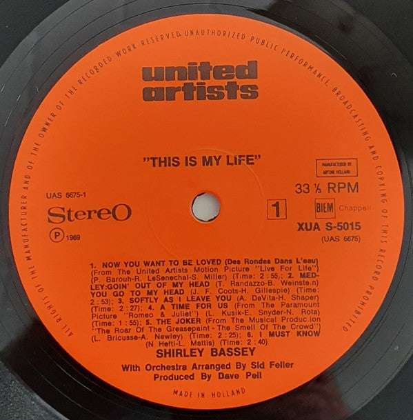 Shirley Bassey : This Is My Life (LP)