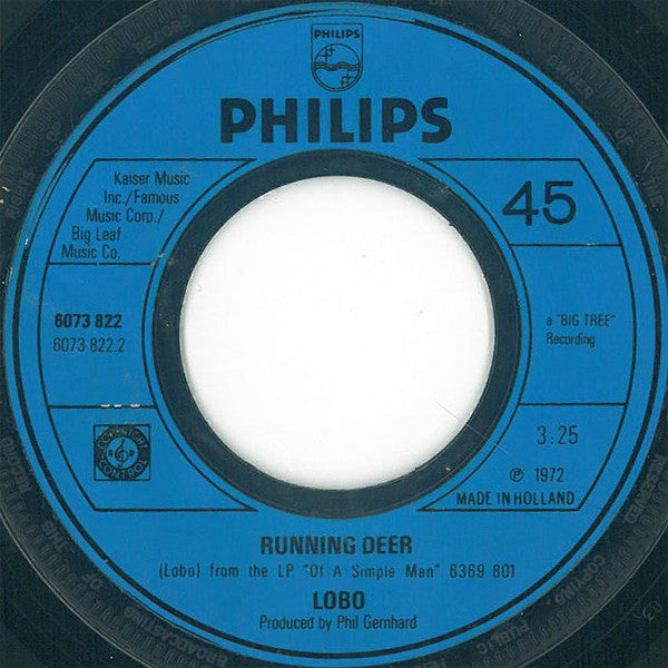 Lobo (3) : It Sure Took A Long, Long Time (7", Single)