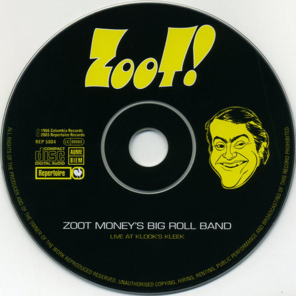 Zoot Money's Big Roll Band : Zoot! (CD, Album, RE, RM)