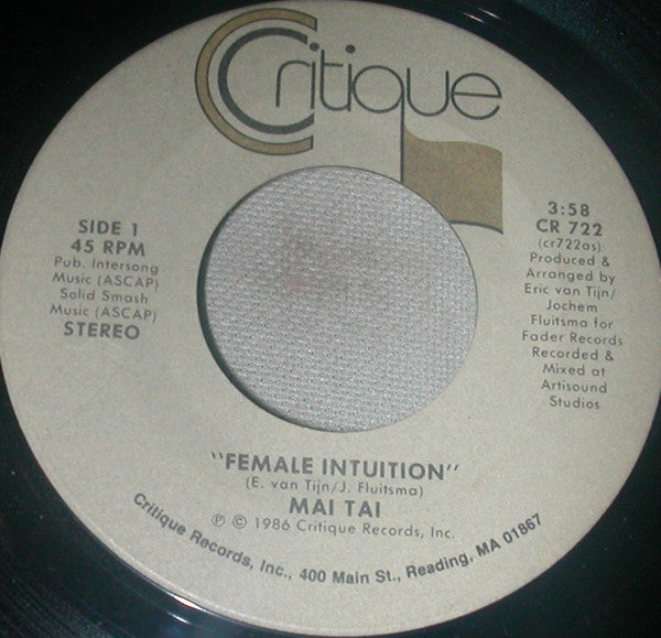 Mai Tai : Female Intuition (7")