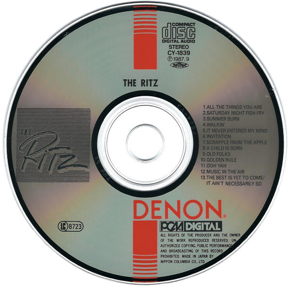 The Ritz (2) : The Ritz (CD, Album)