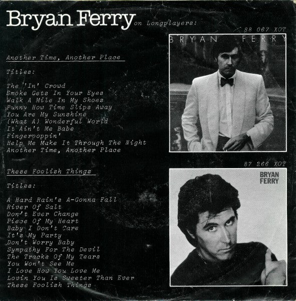 Bryan Ferry : Let's Stick Together (7", Single)