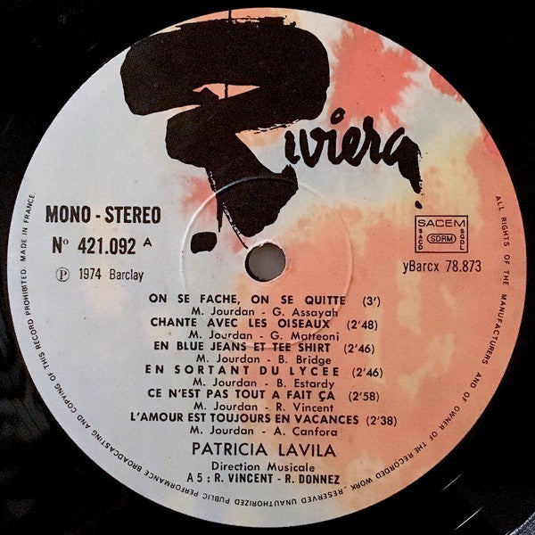 Patricia Lavila : Patricia Lavila (LP)