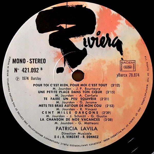 Patricia Lavila : Patricia Lavila (LP)