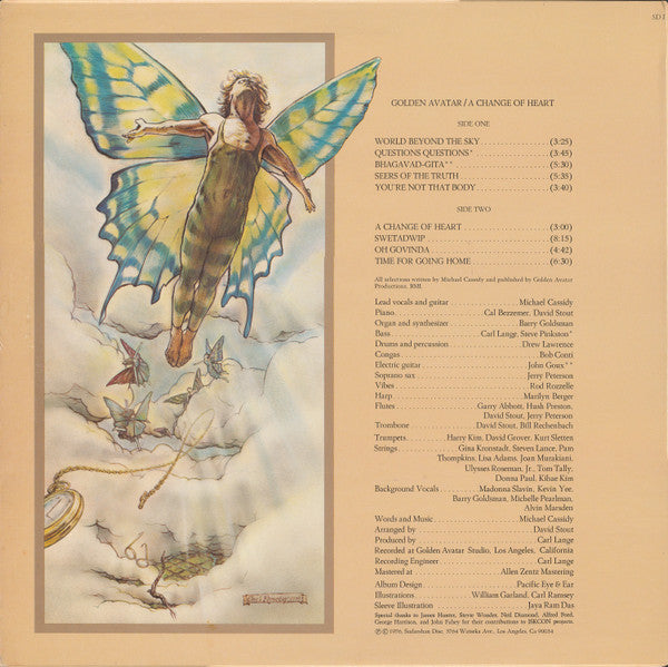 Golden Avatar : A Change Of Heart (LP, Album)