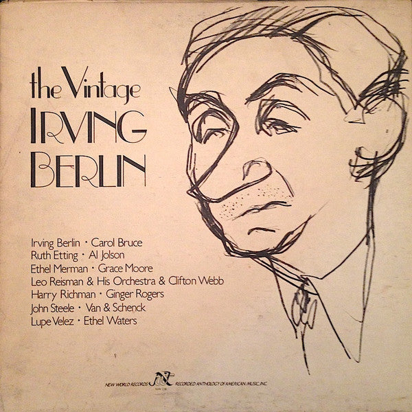 Irving Berlin : The Vintage Irving Berlin (LP, Comp, Mono)
