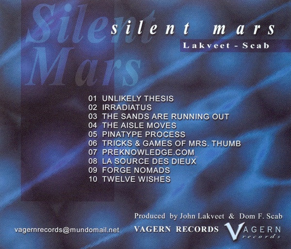 John Lakveet - Dom F. Scab : Silent Mars (CD, Album)