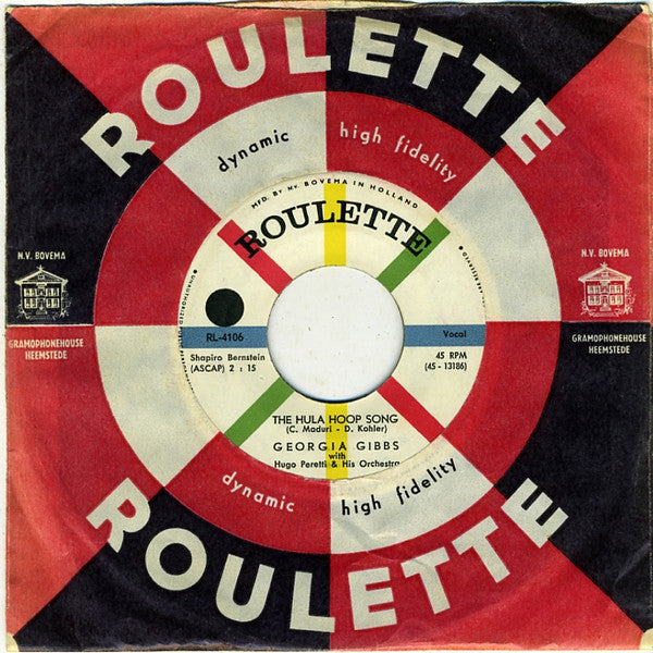 Georgia Gibbs : The Hula Hoop Song / Keep In Touch (7", Single, Mono)