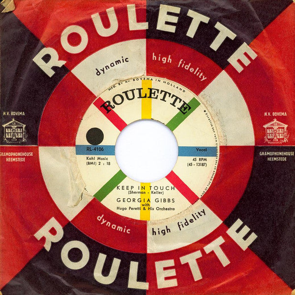 Georgia Gibbs : The Hula Hoop Song / Keep In Touch (7", Single, Mono)