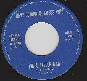 Davy Jr And Guess Who : Everybody's Allright / I'm A Little Man (7", Single)