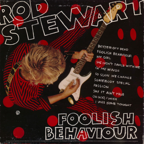 Rod Stewart : Foolish Behaviour (LP, Album, RP)