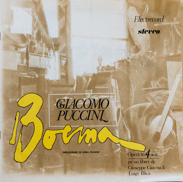 Giacomo Puccini : Boema (Operă În 4 Acte) (Box, Album + 3xLP)