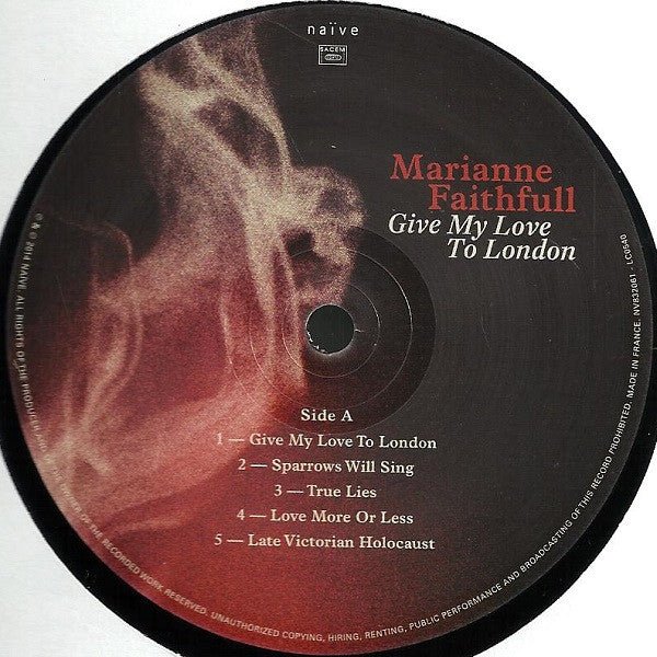 Marianne Faithfull : Give My Love To London (LP, Album + CD, Album)