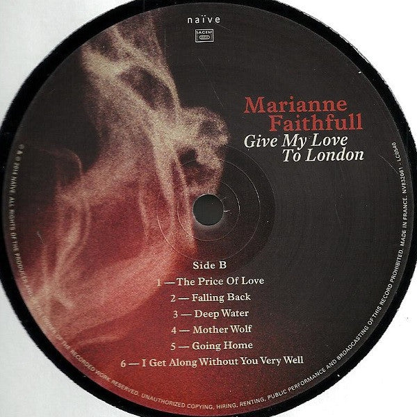 Marianne Faithfull : Give My Love To London (LP, Album + CD, Album)