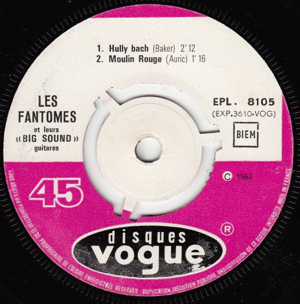 Les Fantômes : Hully Bach (7", EP)