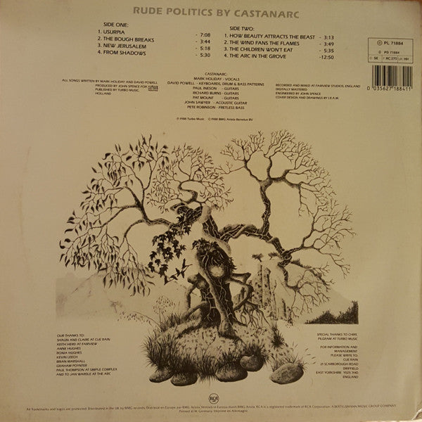 Castanarc : Rude Politics (LP, Album)