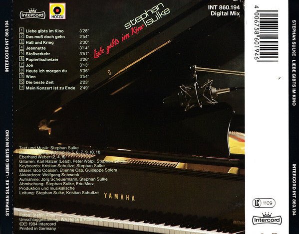 Stephan Sulke : Liebe Gibt's Im Kino (CD, Album)