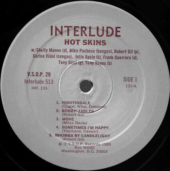 The Jazz Afro-Cuban Beat Guest Star Shelly Manne : Hot Skins (LP, Album, Mono, RE)