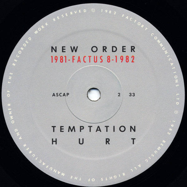 New Order : 1981-1982 (12", Comp, RP)