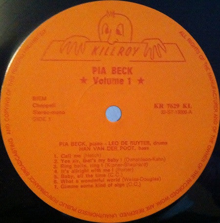 Pia Beck : The Flying Dutchess (Volume 1) (LP, Album)