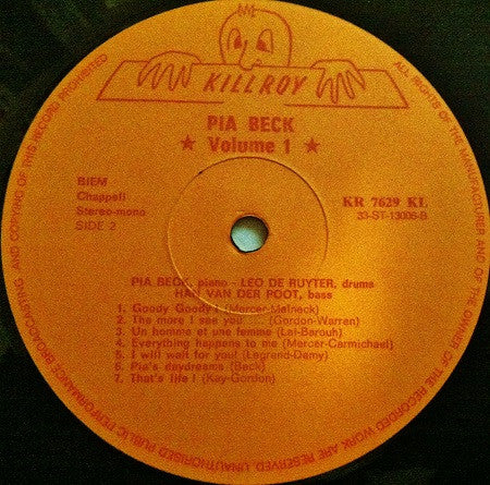 Pia Beck : The Flying Dutchess (Volume 1) (LP, Album)